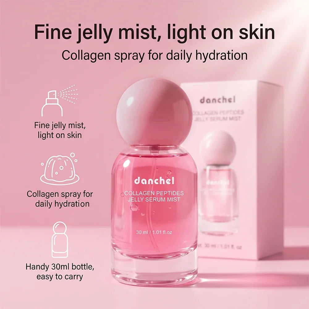 Collagen Peptides 2-in-1 Jelly Serum & Face Mist – Deep Hydration Moisturizing Skin Care Spray 2026