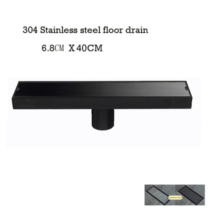 Floor Drain Invisible Square Shower Drain Anti Odor Stainless Steel Easy Clean 2026 Home Renovation Trend