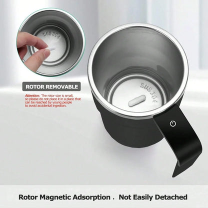 Self Stirring Mug 380ML Stainless Steel Interior USB Rechargeable Electric Coffee Cup Back To Work 2025 IP67 Waterproof