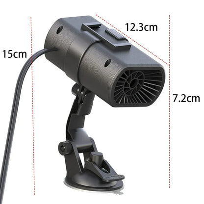 Car Heater Demister With Strong Suction Cup Defogger For Clear Windshield In Winter 2025