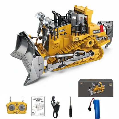 Remote Control Excavator Toy 4x4 Durable Alloy Construction Vehicle TikTok Viral Fall 2025 Kids Gift