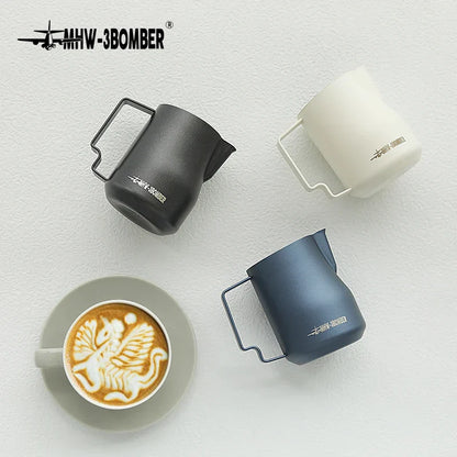 Milk Frothing Pitcher Set 350ml 450ml Stainless Steel Barista Steaming Pitchers Fall 2025 Creamy Microfoam