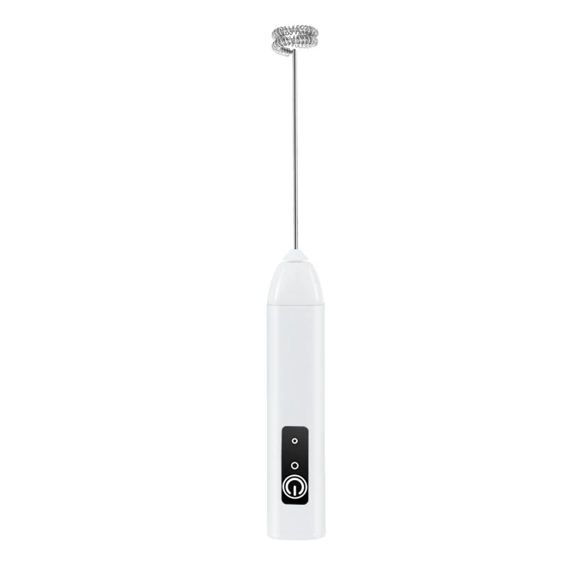 USB Rechargeable Electric Milk Frother 3-Speed – Handheld Foam Maker Egg Beater Coffee Drink Wand 2026