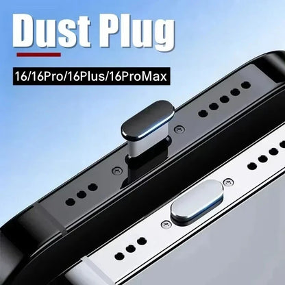 Metal Type-C Charging Port Dust Plugs - 2Pcs iPhone Accessories, Dust & Liquid Protection