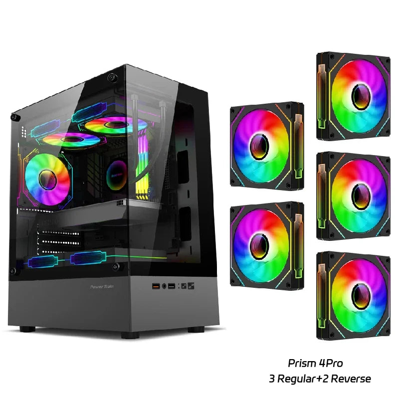 Mini ITX PC Case 240mm Water Cooling MicroATX Chassis