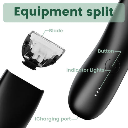 Body Groomer Waterproof Dual Head Electric Shaver With LED Light Foil Blades TikTok Viral Spring 2026 Gift