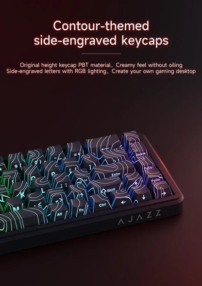 Mechanical Keyboard Sixty Mini Wireless ARGB Magnetic Hall