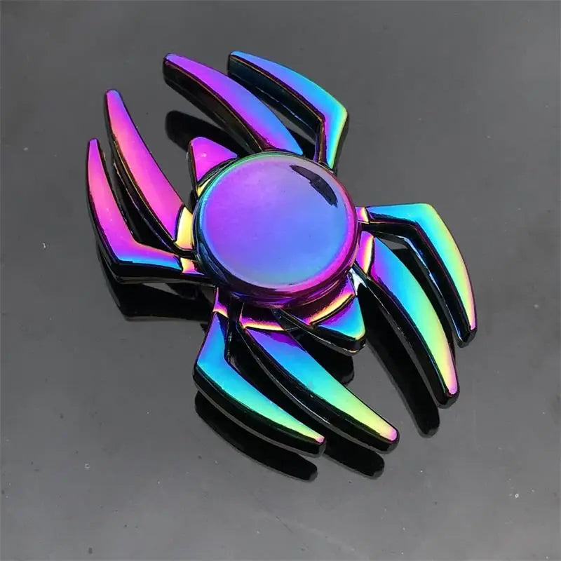 Fidget Spinner Metal Toy Rainbow Spinner R118 60mm Stress Relief for Adults and Kids