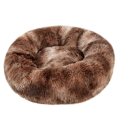 Pet Bed Round Plush Bed Winter Warm 2026 Washable Cozy Comfort For Pets
