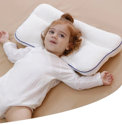 Baby Neck Support Pillow – All-Season Cotton Sleeping Pillow for Toddlers & Kindergarten Kids