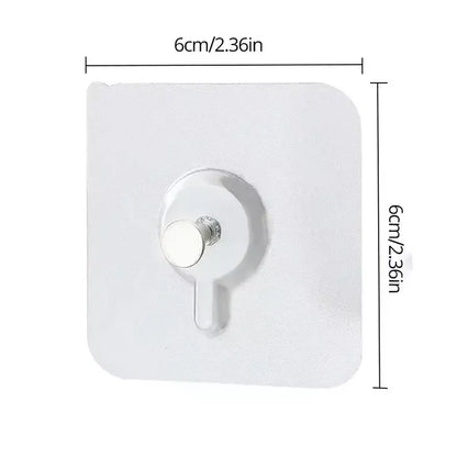 Adhesive Hooks 10 Pack No Drilling Wall Hooks Waterproof For Kitchen And Bathroom Fall 2026 Organization