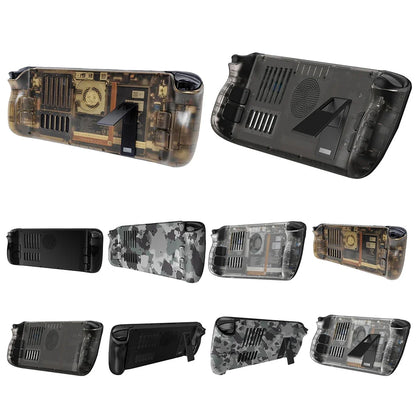 Steam Deck Clear Cooling Back Cover With Stand Bracket