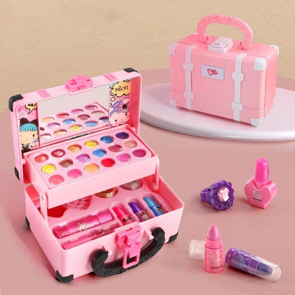 Kids Makeup Set Fun Princess Style Pretend Play Cosmetic Kit With Safe Non Toxic Colors Gift Idea 2025