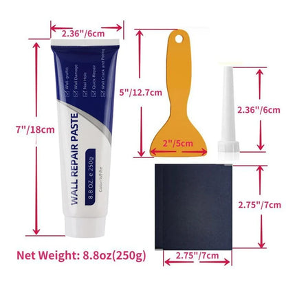 Wall Repair Paste 250g - Multi-Functional Quick-Dry Patch Kit, Easy-To-Use, Strong Adhesion | Fall 2026 DIY Trend