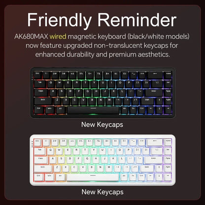 Mechanical Keyboard Sixty Mini Wireless ARGB Magnetic Hall