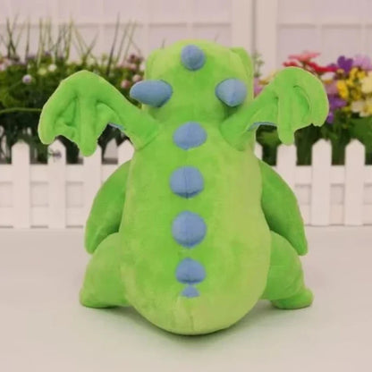Plush Dragon Trio Stuffed Animals Set Rolling Log Toy