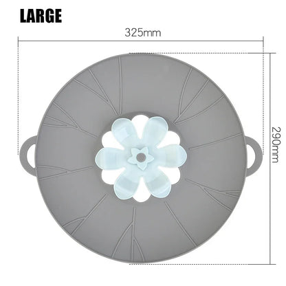Silicone Pot Lid Spill Stopper Universal Anti Overflow Cover Kitchen Gadget Fall 2025 Keeps Stovetop Clean