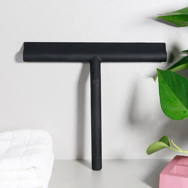 Shower Squeegee Wall Hanger Rubber Blade Bathroom Cleaner
