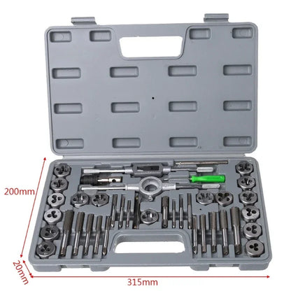 Tap Die Set Stainless Steel 40-Piece Hand Threading Kit Fall 2025 Durable Storage Case