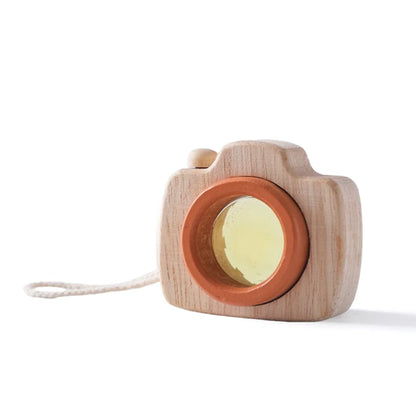 Variant image for Wooden Montessori Camera Toy for Babies, BPA-Free, Safe Outdoor Gift for Toddlers, Encourages Creative Play and Skill Development-2