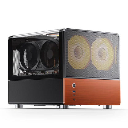 Mini ITX MicroATX PC Case Sea View Glass Compact Gaming