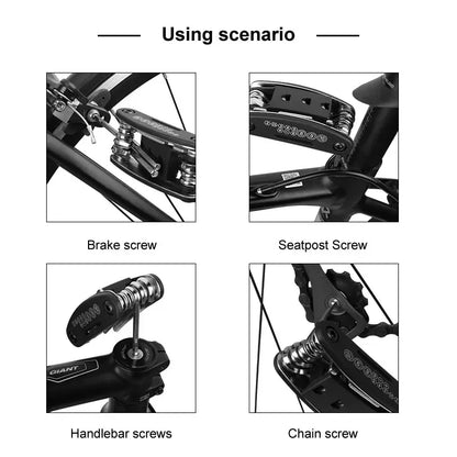 Home Tools Bicycle Repair Multi Tool Kit with Screwdriver, Tire Levers & Wrenches