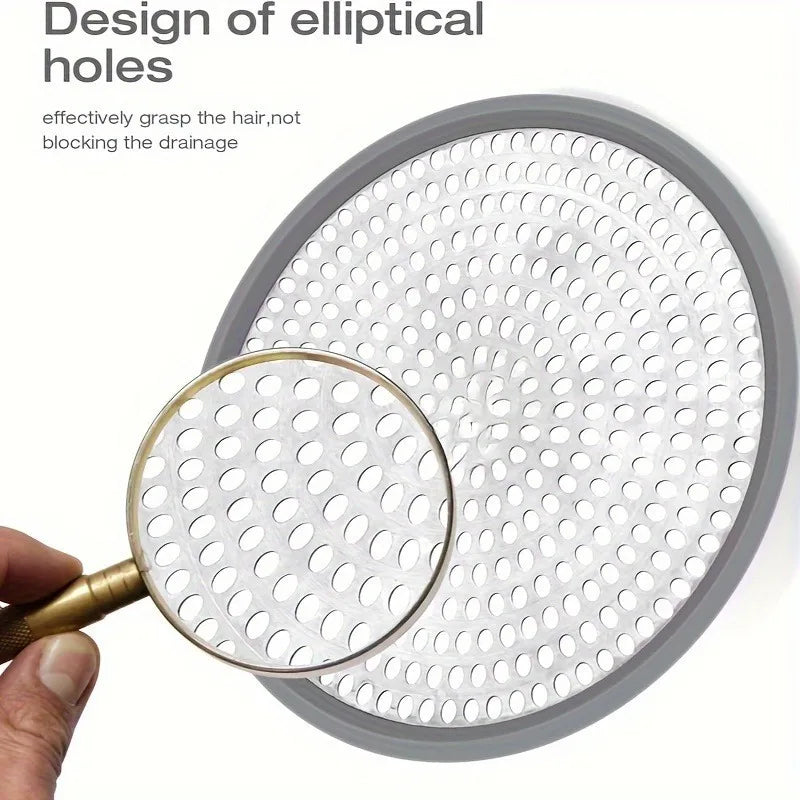 Hair Strainer Drain Cover Circular Shower Sink Hair Catcher, Easy Hair Cleanup For Bathroom And Kitchen Fall 2026
