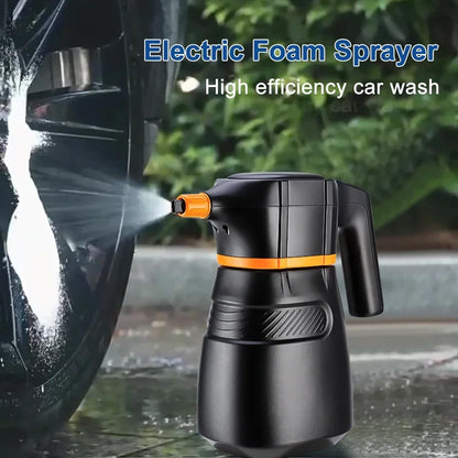 Foam Cannon Rechargeable Electric Car Wash Sprayer High Pressure Snow Cannon Detailing Summer 2025 Quick Foam Clean