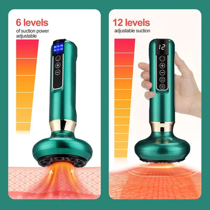 Electric Cupping Massager Multi Speed Vacuum Therapy With Infrared Heating Portable Spring 2026 Wellness Trend