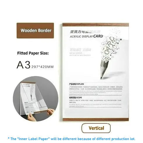 Acrylic Photo Frame Magnetic Floating Frame Minimalist Wall Decor Fall 2025 Easy Swap Adhesive Mount