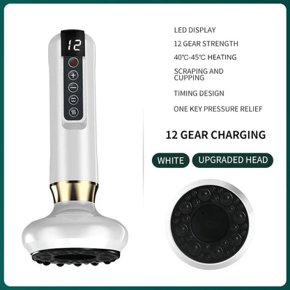 Electric Cupping Massager Multi Speed Vacuum Therapy With Infrared Heating Portable Spring 2026 Wellness Trend