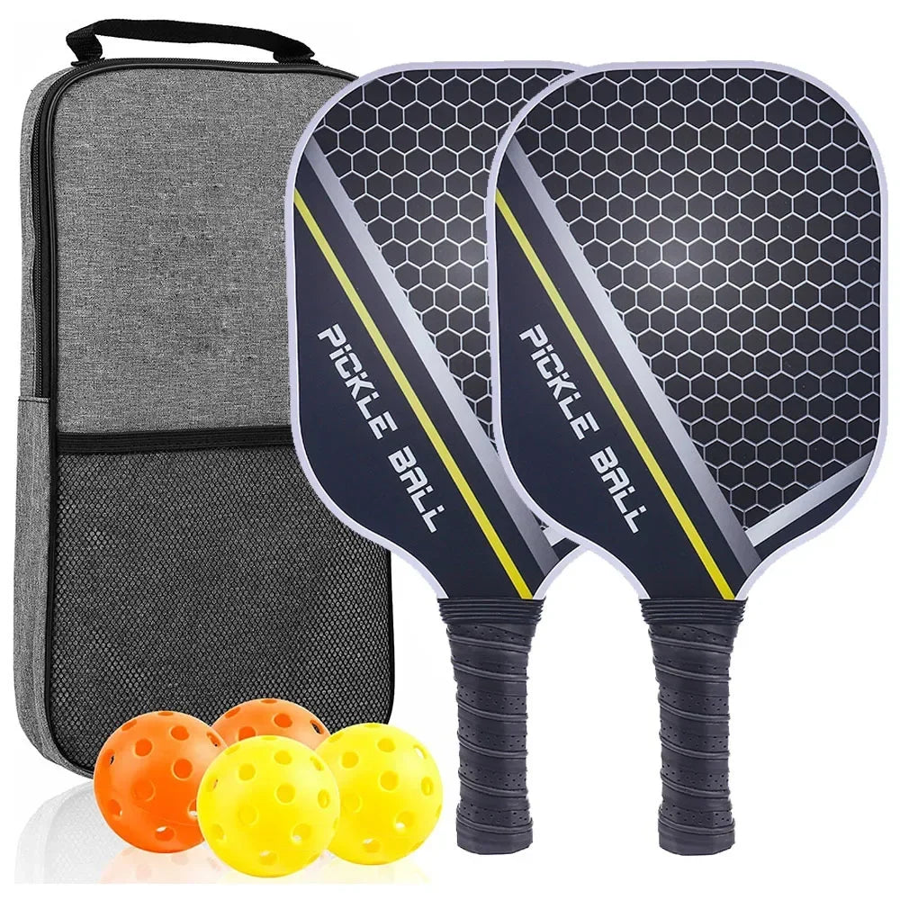 Variant image for Lightweight Graphite Pickleball Paddle Set with Fiberglass Face and PP Honeycomb Core for Indoor and Outdoor Play-5
