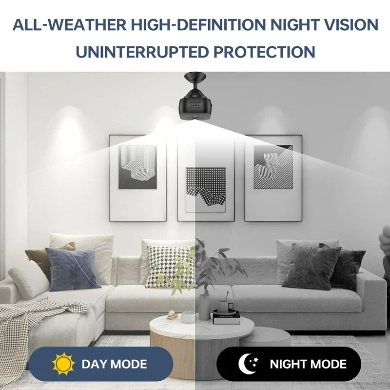 Mini HD Security Camera WiFi Remote Monitor 1080P Night Vision Motion Detection Smart Home Fall 2025 Gift