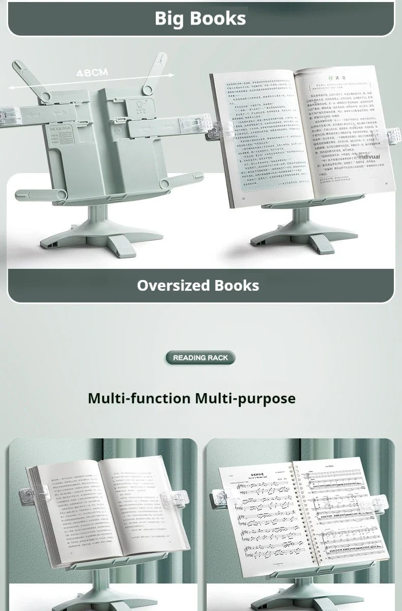 Reading Book Stand Adjustable Rotating Tablet Holder