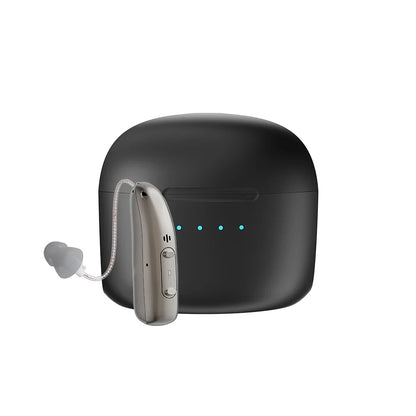Hearing Aid Rechargeable Digital BTE With Adjustable Volume Portable Senior Sound Amplifier