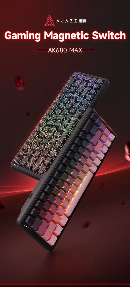 Mechanical Keyboard Sixty Mini Wireless ARGB Magnetic Hall
