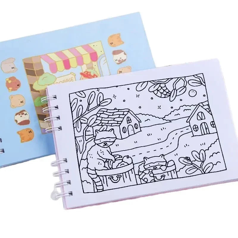Coloring Book For Adults And Teens Educational Doodle Journal Back To School 2025 Gift Idea