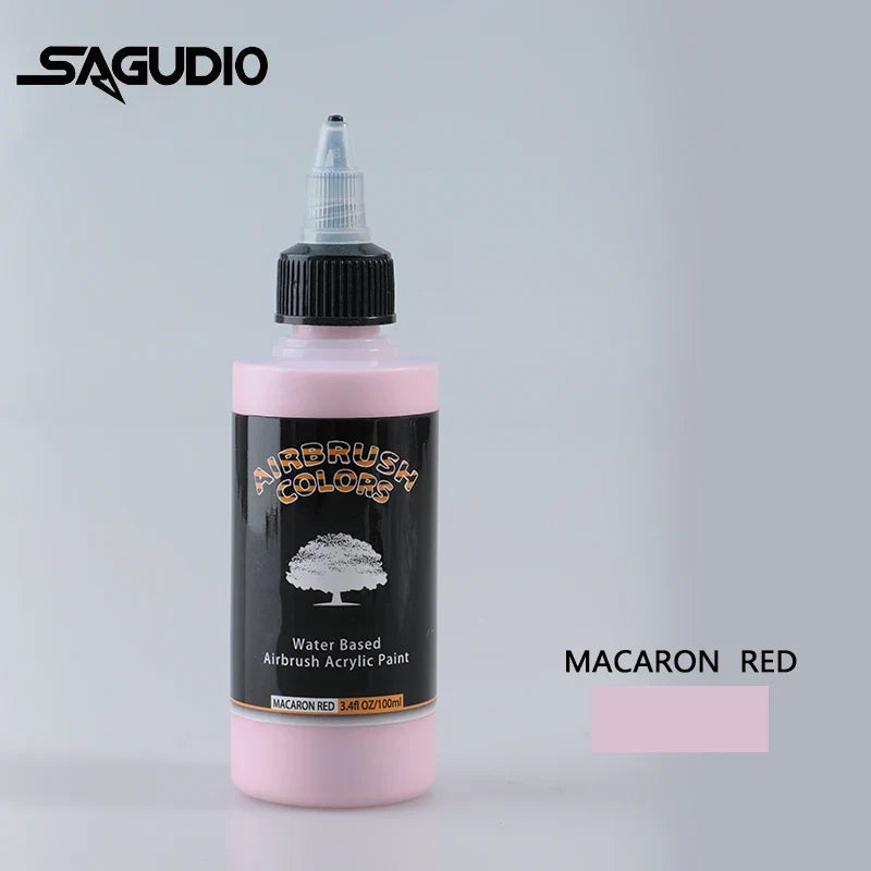 Airbrush Acrylic Paint Matte Inks Water Based Easy to Clean 32 Color Set 100ml Bottles For Model Hobby TikTok Viral Craft Trend 2026