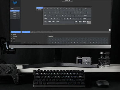 Mechanical 60 Percent Hot Swap Keyboard Aluminum RGB Hall
