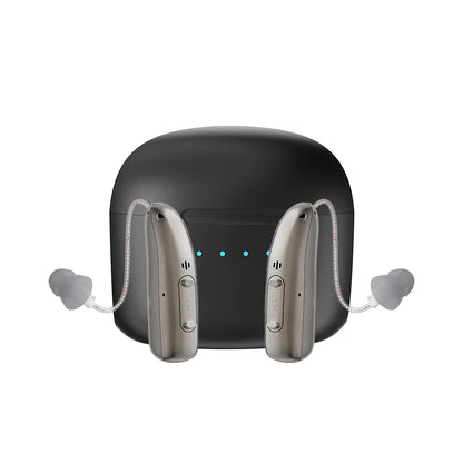 Hearing Aid Rechargeable Digital BTE With Adjustable Volume Portable Senior Sound Amplifier