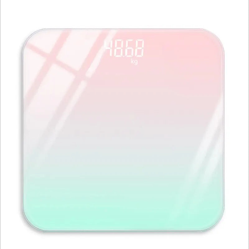 Smart Gradient Glass Body Scale With LCD Digital Display