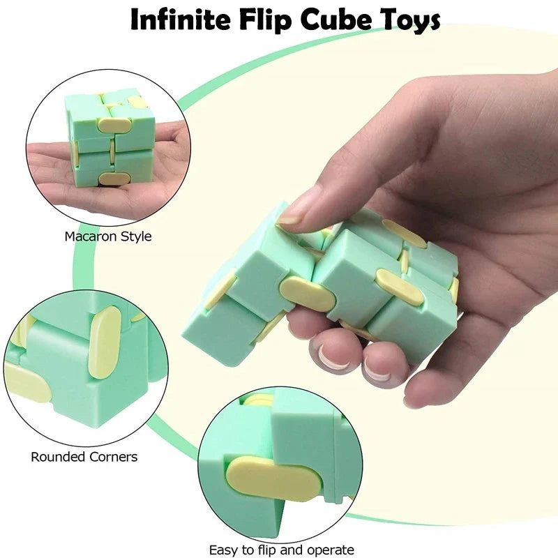Magic Puzzle Cube Anti Stress Relief Toy for Adults and Kids