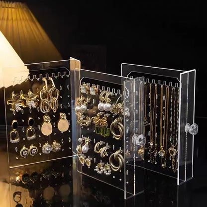 Clear Acrylic Jewelry Display Case With Drawers, Necklace And Earring Organizer, Holiday Gifts 2026 Gift Ready