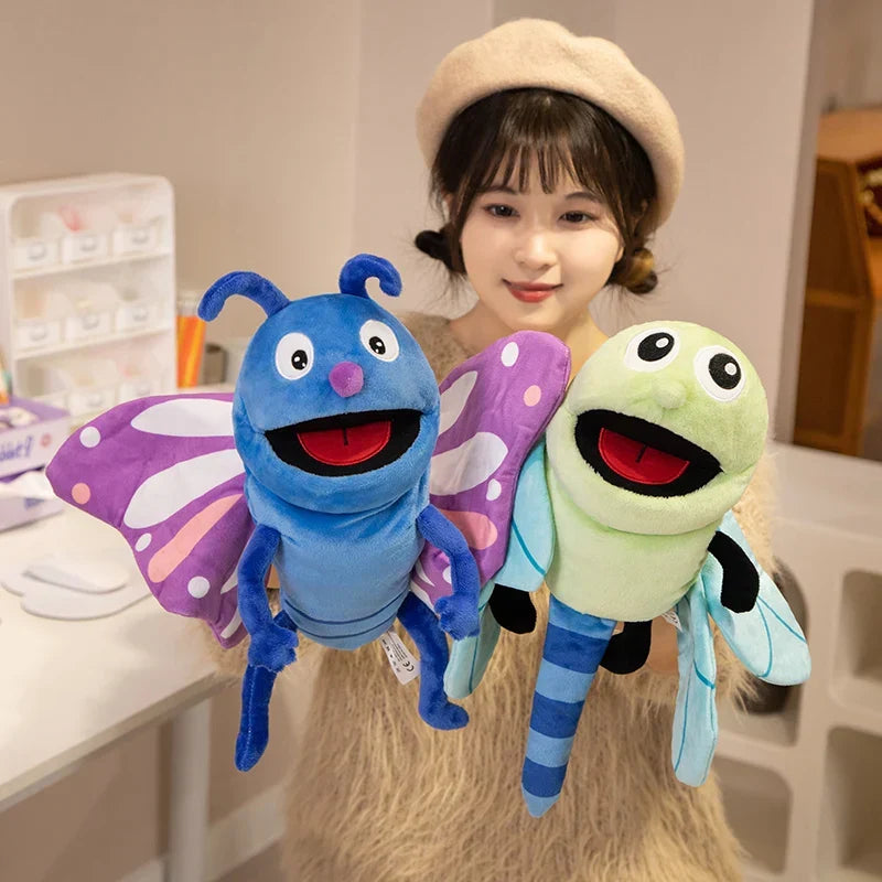 Finger Puppets Insect Plush Hand Puppet Set Kids Educational Cotton Plush Bug Characters Back To School 2025 Gift
