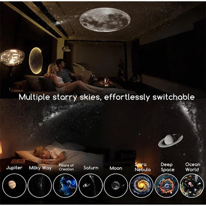 Galaxy Star Projector Night Light 2-in-1 Mood Lamp With Adjustable Brightness Viral Fall 2026 Gift