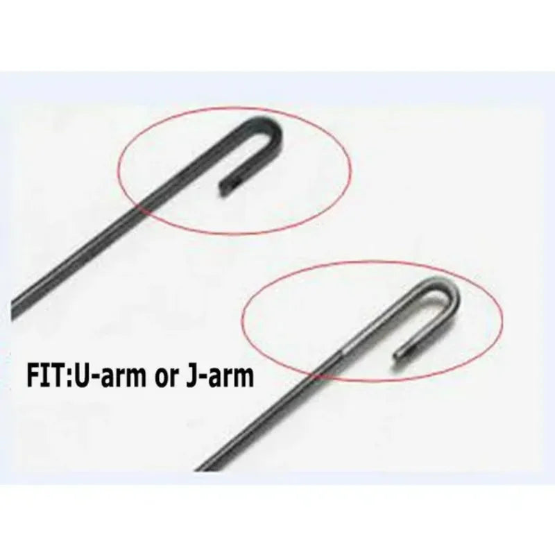 Car Windshield Wiper Blades U Type Universal Bracketless Frameless All Season 2026 Rain Ready