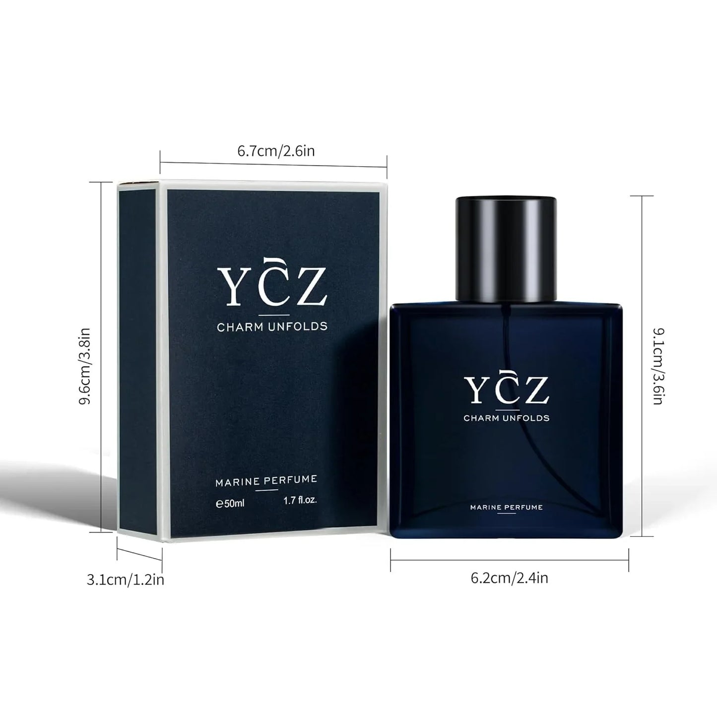 Perfume 50ml Unisex Marine Fragrance Long Lasting Woody Ocean Scent Gift Idea Fall 2026