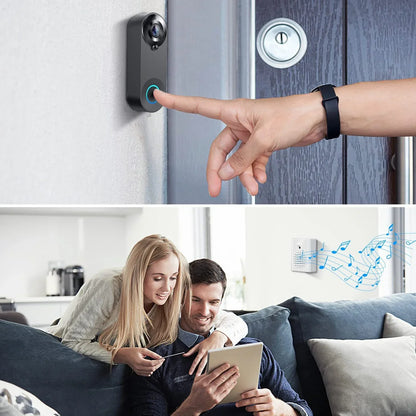 1080P Video Doorbell Camera Wireless Tuya Smart Home Doorbell 2025 Night Vision Motion Detect Two Way Audio