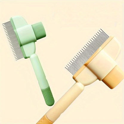 Dog Hair Remover Brush for Long Hair Pets - Grooming and Care Comb for Dogs and Cats, Bath Brush for Easy Hair Cleaning