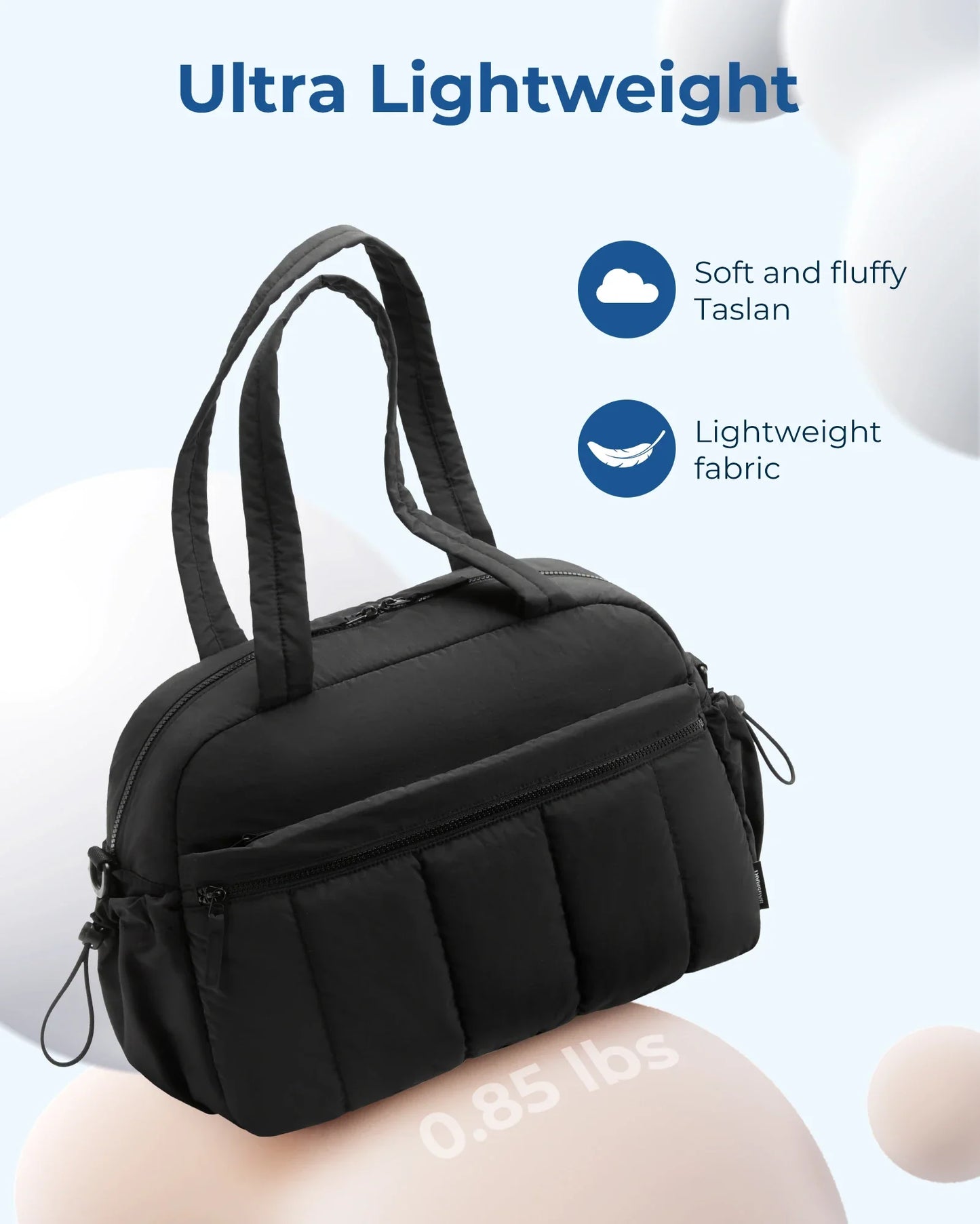 Travel Duffel Bag with Shoulder Strap, Large Capacity Gym & Diaper Bag